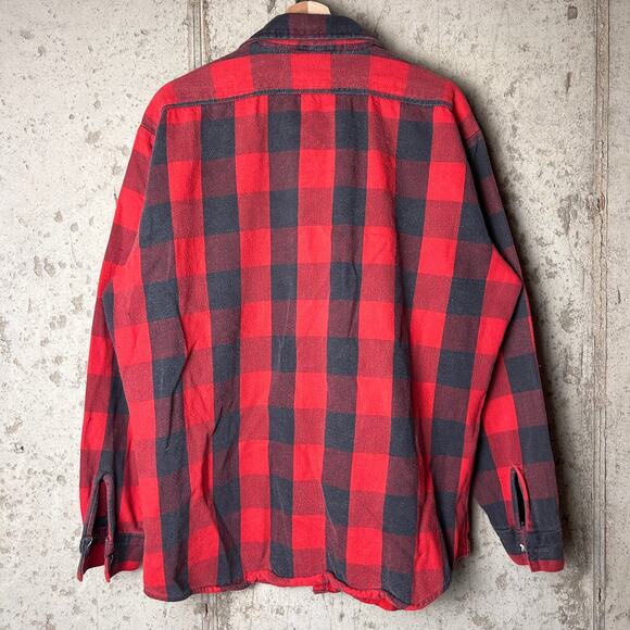 Five Brother Vintage 80s XL Made in USA Heavyweight Cotton Tallman Flannel - Picture 4 of 4